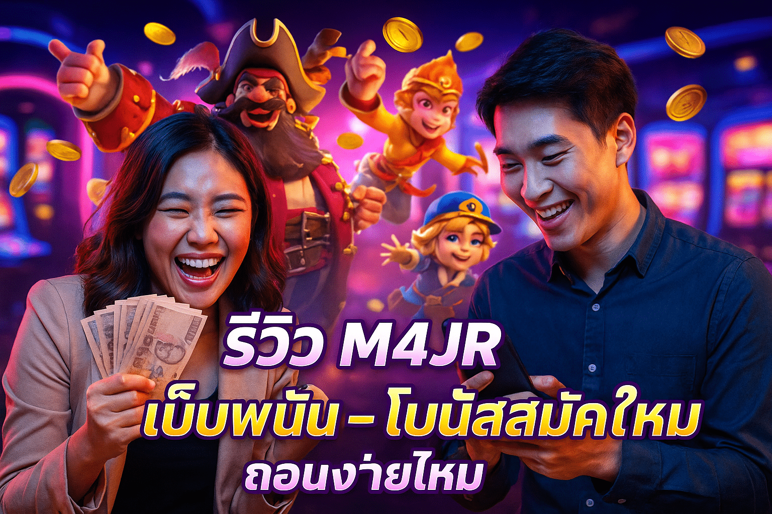 รีวิว M4JR เว็บพนัน – โบนัสสมัครใหม่ ถอนง่ายไหม