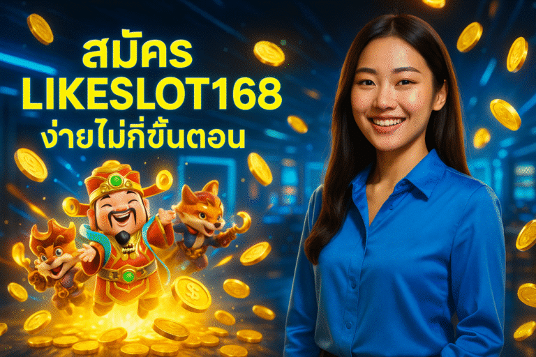 สมัคร LIKESLOT168 ง่ายไม่กี่ขั้นตอน